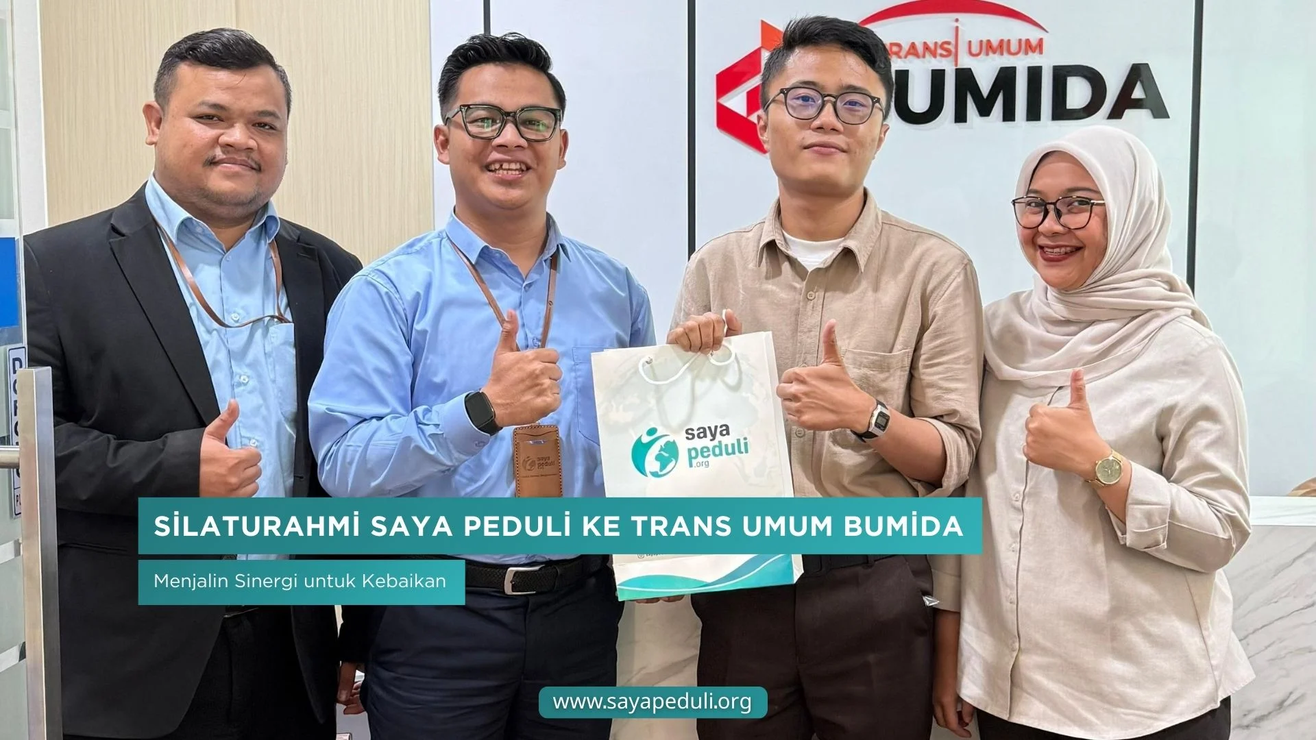 Silaturahmi Saya Peduli ke Trans Umum Bumida: Menjalin Sinergi untuk Kebaikan