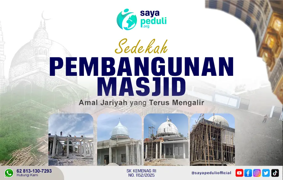 Program sedekah pembangunan masjid